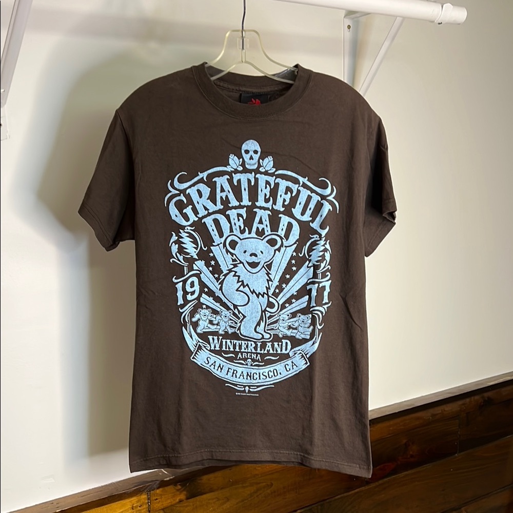 2008 Grateful Dead Brown‎ Dancing Bear T-Shirt- Small